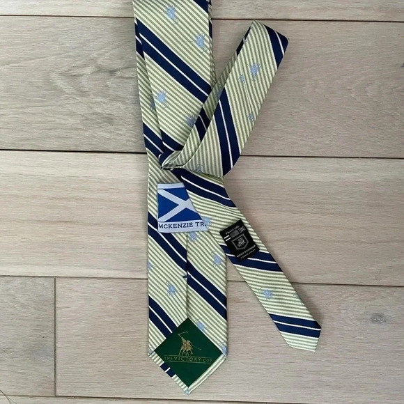 𝅺mckenzie tribe striped‎ tie - Picture 2 of 4